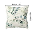 thumbnail image 3 of Sage Green Eucalyptus Pillow Covers 18x18" – Watercolor Leaf Print Throw Pillow Cases for Sofa, Bed & Outdoor – Modern Floral Cushion Covers for Living Room & Patio Decor – Durable & Washable, 3 of 7