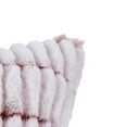 thumbnail image 3 of VCNY Home Henry 20" x 20" Rose Pink Jacquard Faux Fur Decorative Pillow, 3 of 5