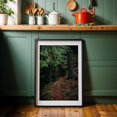 thumbnail image 6 of Fall Trail - Oregon Photography Forest Nature Woodland Autumn Wilderness Scenic Landscape Black Framed Wall Art Print 20 x 30 inches, 6 of 8