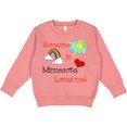 thumbnail image 2 of Inktastic Someone in Minnesota Loves Me Toddler Sweatshirt, 2 of 4