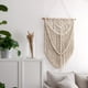 thumbnail image 4 of Macramé grande colgante de pared Boho tapiz flecos decoración de pared tejida decoración para hogar para sala de dormitorio galería Macarena tapiz tejido macramé, 4 of 8