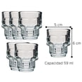 thumbnail image 2 of Set de 6 Vasos Tequileros de Vidrio Forma de Calavera, Juego de Shots o Caballitos forma de Calaca, 59ml, 6 piezas, 2 of 7