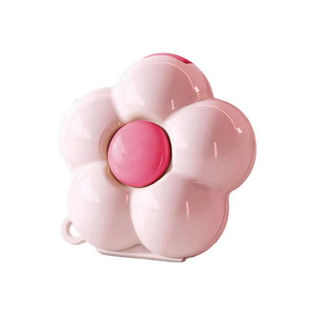 TIELUTT Floral Petal 6 Compartment & Jewelry Organizer Flower Daily Organizer Small Food Organizer for Pantry Lunch Bag Containers Rice Container Storage 25lbs Kitchen Storage Food Storage Glass