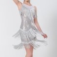thumbnail image 2 of Vestido de noche de fiesta para mujer Vestido de temperamento sin mangas Traje de baile latino brillante FLhrweasw Nuevo, 2 of 7