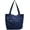 D-dark Blue, variant on Vintage Denim Tote Handbag for Women Nostalgic Jean Shoulder Bag Purse Casual Top Handle Purse