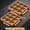 Original Bamboo Color Nine-square Grid*2pcs, variant on 2pcs Bamboo Divided Serving Tray | 6/9 Compartments Wooden Tea Tray | Multi-Use Snack Platter for Fruit, Dessert, Dried Fruit & Hot Pot Tableware (Natural Bamboo Color)
