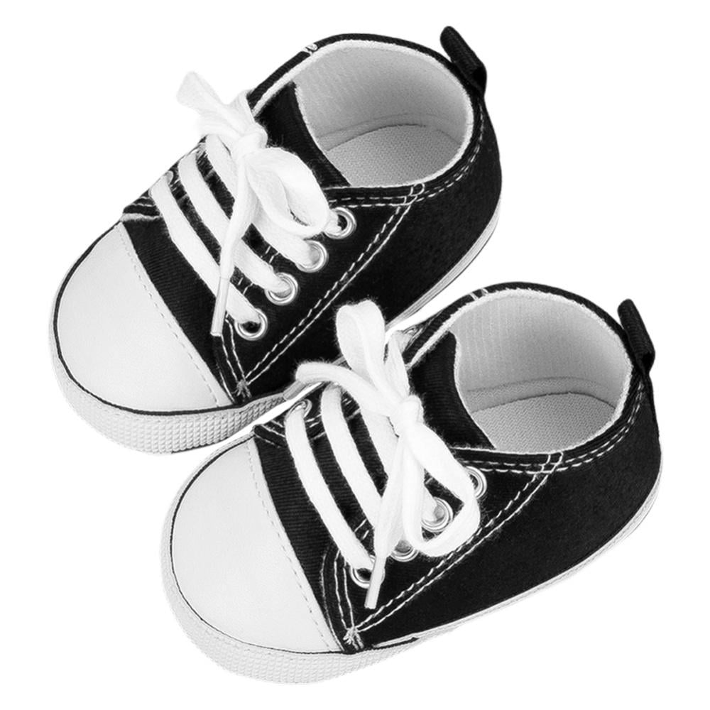Wisremt Baby Canvas Sneaker Soft Sole Anti-Slip Shoes Unisex Fashion ...