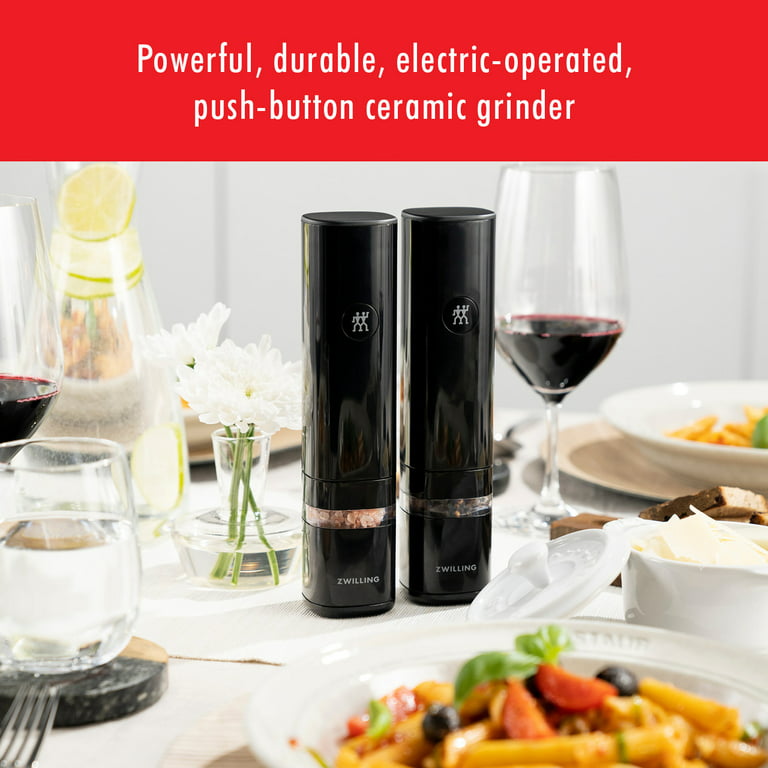  ZWILLING Enfinigy Electric Salt/Pepper Mill - Black: Home &  Kitchen