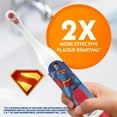 thumbnail image 5 of Spinbrush Superman Battery Powered Electric Toothbrush for Children Ages 3+ with AA Battery, Soft Head Bristles, 5 of 12