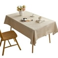 thumbnail image 3 of Cterwk Rectangle Linen Tablecloth Stain Resistant Table Cloth Decorative Table Cover for Dining/Party/Wedding, 31" x 47", 3 of 7