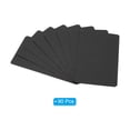 thumbnail image 3 of Unique Bargains 3.5' x 2' Blank Paper Business Cards, 90 Pack Small Index Flash Cards Words Message Note Card, Black, 3 of 7