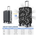 thumbnail image 5 of Picia Skeletons Dancing Luggage Protector Cover Thicken Suitcase Protector Cover Fit 18-32 Inch Luggage-X-Large, 5 of 9