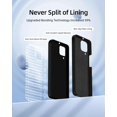 thumbnail image 3 of 【3 in 1 for Samsung Galaxy A12 case, with 2 Pack Screen Protector, Camera Protection，Liquid Silicone Slim Shockproof Protective Phone Case [Microfiber Lining] (Navy Blue), 3 of 12