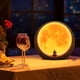 thumbnail image 4 of Lámpara de noche de luna Cumpleaños Boda Regalo del día de San Valentín Decoración de arte, Amor bajo la luna roja (no recargable). Afortunado Sencillez, 4 of 4