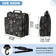 thumbnail image 3 of Golden Seashells Printed Zipper Binder with Handle&Shoulder Strap 2 inch 3 Ring 500+300 Sheet Capacity File Folder Organizer, 3 of 8