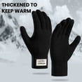 thumbnail image 2 of vnanda Snow Gloves Knitted Touchscreen Gloves Warm Wind-resistant Winter Gloves for Cycling Camping Full Fingered Elastic Versatile Unisex Gloves with Great, 2 of 6