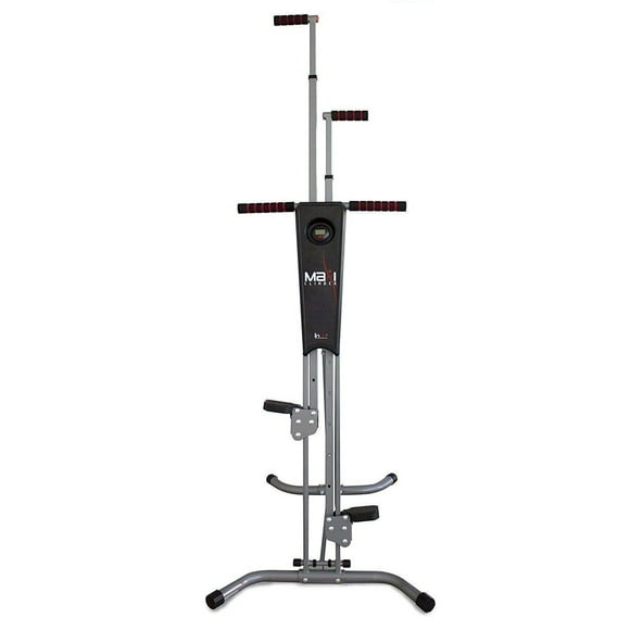 Maxi Climber Vertical Climber Total Body Fitness Home Gym Exercise Stepper Cardio Workout Machine w Monitor Fitness Equipment