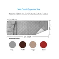 thumbnail image 2 of Organizador de reposabrazos para sofá, sillón antideslizante, mesita de noche, organizador de almacenamiento Compatible con, 2 of 3