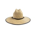 thumbnail image 2 of Lifeguard Straw Hat with Design Natural, Water, 2 of 2
