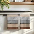 thumbnail image 4 of Dish Towels, Vintage Farmhouse Absorbent Kitchen Towels 1 PC, Country Rustic Wood Textured Microfiber Hand Towels Dish Cloths Tea Towels for Home&nbsp; Bathroom,18X28-Inch, Brown Tan, 4 of 6