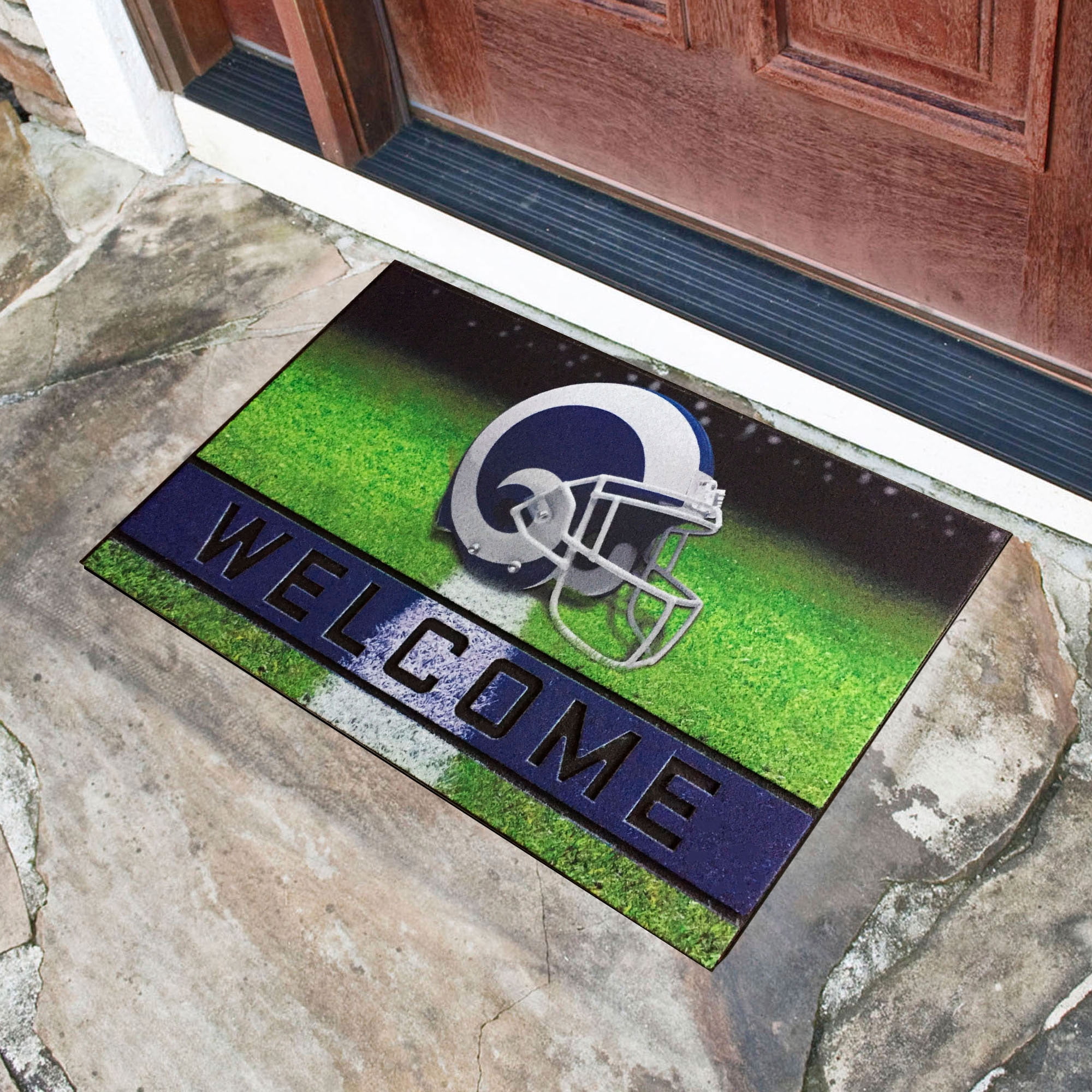 Los Angeles Rams 18" x 30" Crumb Rubber Door Mat