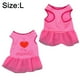 thumbnail image 2 of Falda de gasa roja rosa para perros, ropa de primavera y verano para mascotas, falda para mascotas con patrón "I love my mommy" MFZFUKR l, 2 of 6