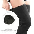 thumbnail image 4 of 1 Pair Women Men Winter Knee Warmers Knee Brace Sleeve, Winter Knee Warmers Zipper Thicken Soft  Lining Leg Warmer Sleeves Leg Warmer Knee Pads, 4 of 7