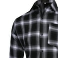 thumbnail image 3 of BVnarty Plaid Shirts for Men Checkered Long Sleeve Shirt Casual Flannel Button-Up Top with Pocket for Daily Wear, Fashion, Parties, and More, 3 of 6
