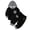 Bsets100-Black, variant on UAYOTSE Baby Boys Waffle Knit Hoodie Set Striped Patch Pocket Sweatshirt Jogger Pants Fall Winter Wear Size 6-9 Months