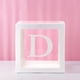 thumbnail image 1 of Fiudx Cajas de Regalo Transparentes con Letras, Decoración Personalizable para Fiestas, Diseño de Cubo Transparente, Fácil Montaje, Perfectas para Baby Showers, Fiestas de Cumpleaños y Bodas, 30 X 30, 1 of 2
