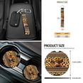 thumbnail image 6 of HUIACONG Leopard Cow Car Seat Covers Full Set of 12 Car Steering Wheel Cover Easy to Install Auto Seat Belt Cover Car Trash Can Car Organizer Rear View Mirror Protector Fit for Most Car SUV, 6 of 6