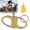 A, variant on 2-in-1 Metal Keychain Fire Starter, Compact and Weather-Ready, Multicolor, 1 Pack