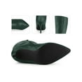 thumbnail image 2 of BLISSFUL STEP Valentine's Women's Boots Knee High Slim Calf Pointed Toe Stiletto Heel Dark Green 7.5, 2 of 5
