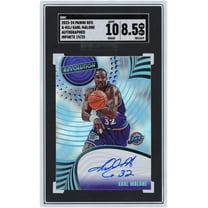 Karl Malone Utah Jazz Autographed 2023-24 Panini Revolution Infinite Autographed #A-KUJ #19/25 SGC Authenticated 8.5/10 Card - Fanatics Authentic Certified
