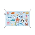 thumbnail image 4 of Manta de pícnic al aire libre, estera de Camping, estera de playa de poliéster rectangular multiusos, resistente al agua para parque, jardín, césped, 145x100cm, 4 of 8