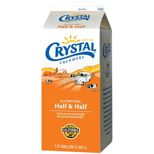 Crystal Creamery All Natural Half Half Half Gallon Walmart Com Walmart Com Crystal Creamery All Natural Half Half Half Gallon Walmart Com Walmart Com