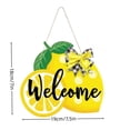 thumbnail image 3 of Cheapark Lemon Summer Wreath Welcome Sign Artificial Flowers for Indoor Outdoor Home Garden Party Decor, 3 of 7