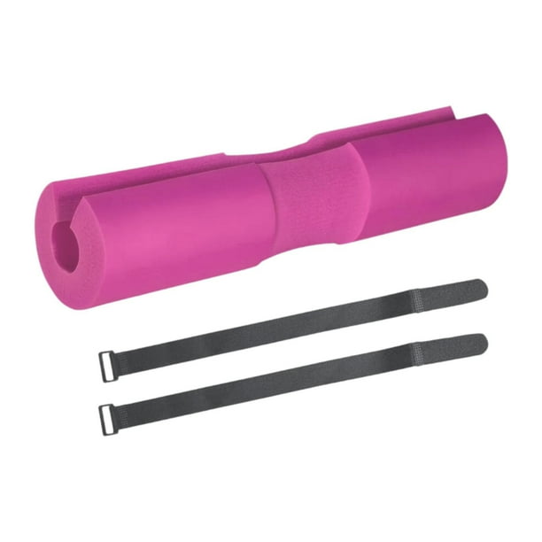 Almohadilla para barra de pesas, almohadilla para sentadillas, almohadilla para barra de levantamiento de pesas para entrenamiento de gimnasio de levantamiento de pesas Rosa roja