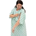 thumbnail image 4 of 3 Pack - Hospital Gown IV Snap Sleeves - One Size Fits All (Large - 2XL) - Tie Back - Imperial Print, 4 of 12