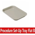 thumbnail image 1 of Dental Procedure Set-Up Trays Flat B (Ritter) 13½" x 9⅝" x ⅞", Autoclavable Tray, Gray, 1 of 1
