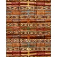 thumbnail image 1 of Ahgly Company Machine Washable Indoor Rectangle Abstract Tomato Red Area Rugs, 7' x 10', 1 of 7