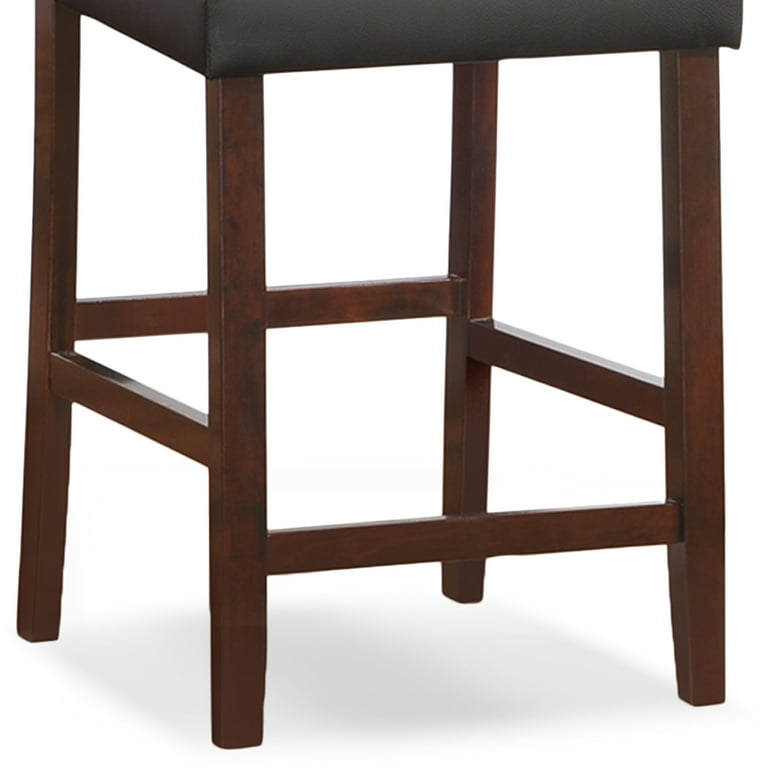 Leick home upholstered back counter height stool hot sale