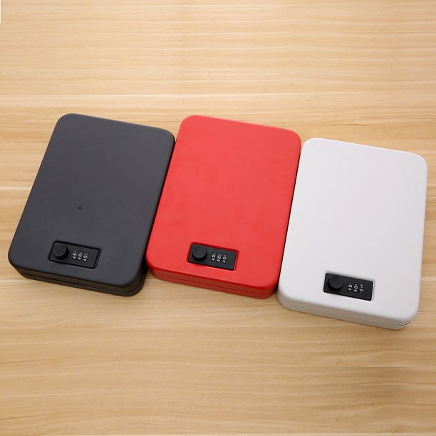 Caja fuerte portátil para pistola, caja de joyería con contraseña, caja de seguridad para automóvil, almacenamiento seguro