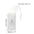 thumbnail image 2 of Uxcell CBB80 12.5uf Running Capacitor,AC 250V 2 Wires 50/60Hz Cylinder 60x30mm  for Water Pumps, 2 of 5