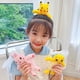 thumbnail image 4 of Lindo Conejo De Vaca Panda Felpa Lazos De Pelo Elástico Para Bebé Niña Kawaii De Dibujos Animados Pikachu Oso Niños Ponytail Titular Scrunchiespangjing, 4 of 4