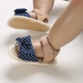 thumbnail image 5 of WUANDIXFA Girls' Sandals Infant Baby Boys Girls Summer Beach Sandals Breathable Athletic Anti-slip Soft Sole Newborn First Walker Crib Shoes Dark Blue,6, 5 of 8