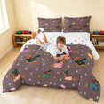 thumbnail image 3 of Erosebridal Farm Animal Full Size Comforter Sets, Truck Bedding Comforter Set, Farm Animals Truck, Polka Dots Reversible 3-Piece 1 Comforter and 2 Pillowcases, 3 of 6