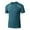 Blue, variant on Mlzmgr Athletic Men's T-Shirts Short Sleeve Crew Neck Compression Tops Gym Workout Running T Shirts