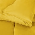 thumbnail image 4 of Superior Solid Comforter Down Alternative Bedding, King, Yellow, 4 of 8