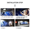 thumbnail image 3 of 1 Pair Led Number Plate Light For Volvo C70 S40 S60 S80 V50 V60 V70 Xc60 Xc70 Xc90, 3 of 4